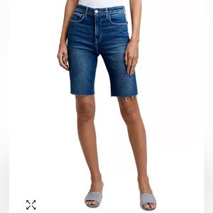 L’agence | Cicely High Rise 9” inseam Long Denim Short Jorts in Sequoia, Size 24